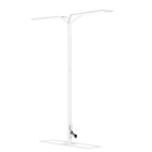 Radian - Luminaire LED sur pied trema deporte double 49W 4000K 6119LM