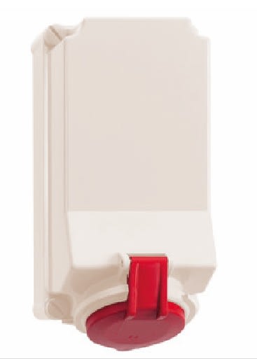 Bals - Socle saillie 400V 3P+N+T 6H 32A IP44