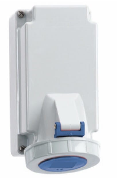 Bals - Socle de prise saillie 230V 2P+T 6h 16A IP67. Résistant aux produits chimiques