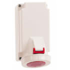 Bals - Socle de prise saillie 400V 3P+T 16A 6h IP67, Quick-Connect, gamme TE.