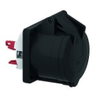 Bals - Socle de Prise noir Quick-Connect tableau droit 400V 3P+N+T 6h 32A IP44