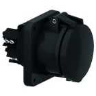 Bals - Socle de Prise noir tableau droit 400V 3P+N+T 63A IP44