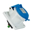 Bals - Socle de prise tableau Quick-Connect droit 230V 2P+T 6h 16A IP55 gamme TE.