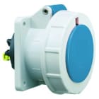 Bals - Socle de prise tableau Quick-Connect TE droit 230V 2P+T 6h 16A IP67