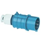Bals - Fiche avec presse-étoupe 230V 6P+T/9h 16A IP44, Multibroches. MULTI-GRIP.