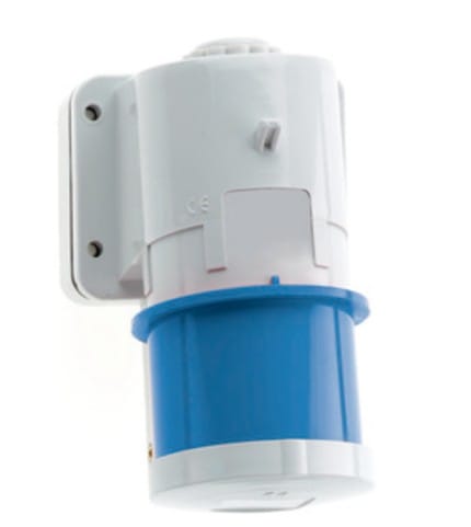 Bals - Socle de connecteur mural saillie 230V 2P+T 6h 32A IP44, gamme TE