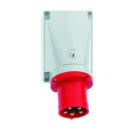 Bals - Socle de connecteur mural saillie 400V 3P+T 6h 63A IP44, gamme GT