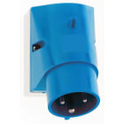 Bals - Socle de connecteur saillie 2P+T 6H 16A IP44