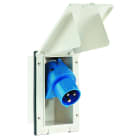 Bals - Socle de connecteur encastré caravanne 200 à 250V 2P+T 6h 16A IP44