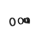 Bals - Passe câble latéral M50 pour couplage horizontal noir VARIABOX