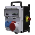 Bals - Coffret d'etage triphase +N 25A - 1PC 5P 16A 400V - 2 PC 2P+T 10-16A 230V NF USE