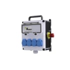 Bals - Coffret de chantier - ID 2x40A-30mA + AU + 4PC NF + 3M HO7RNF 3G4² + Fiche CEI
