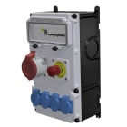 Bals - Coffret de chantier - ID 4x40A-30mA + AU + 4PC NF + 1PC 32A 3P+N+T SANS POIGNEE