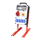 Bals - Coffret de chantier IP54 - ID 4x40A-30mA + AU + 4PC NF + 1PC 32A 3P+N+T
