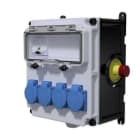 Bals - Coffret de chantier - Disj Diff PH-N 16A 30mA + AU + 4PC NF sans poignee