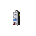 Bals - Coffret de chantier - ID 4x80mA-30mA + AU + 4PC NF + 1PC 63A 3P+N+T