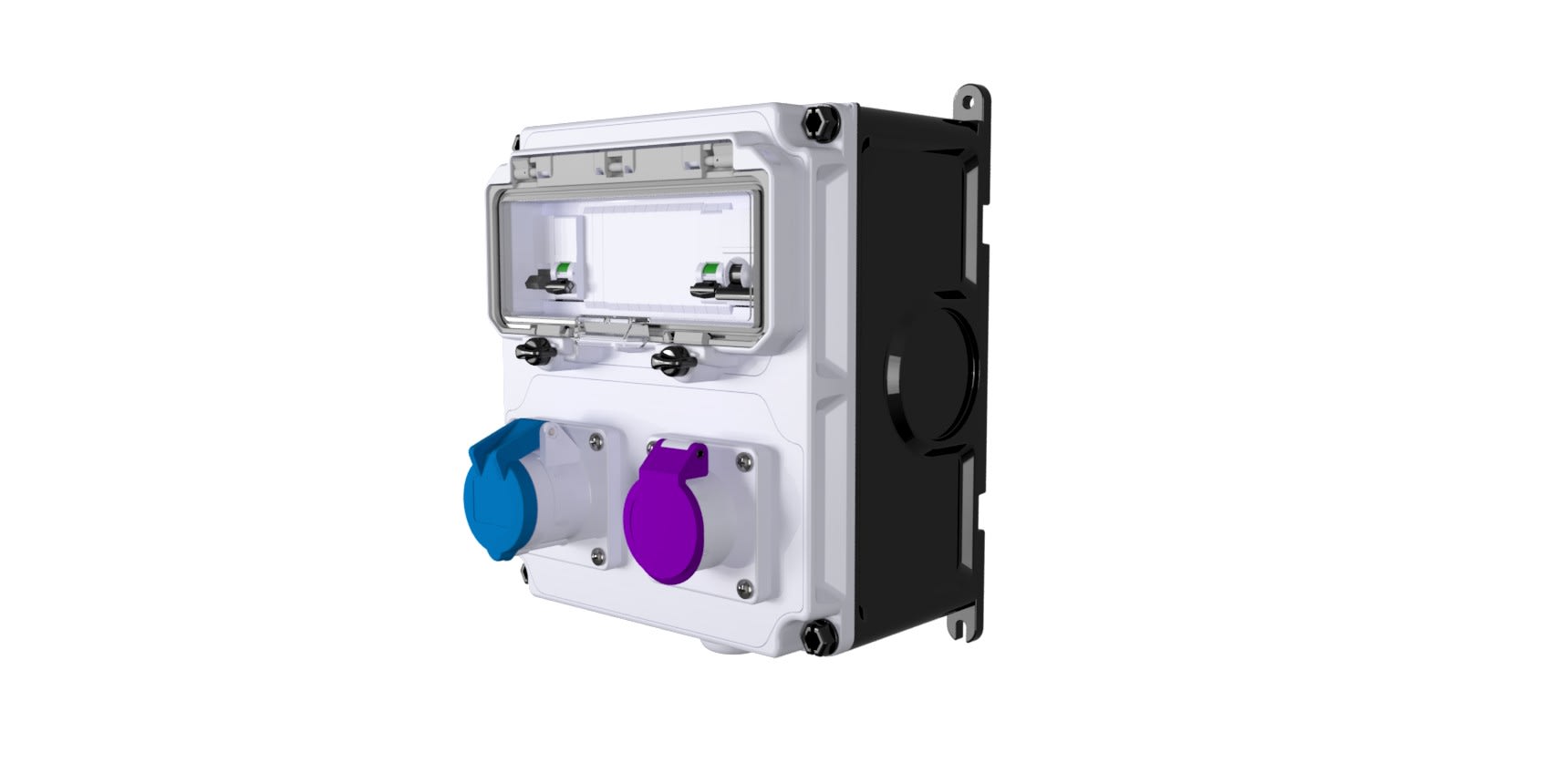 Bals - Coffret d'usine VARIABOX monophase 20A IP44 2PC