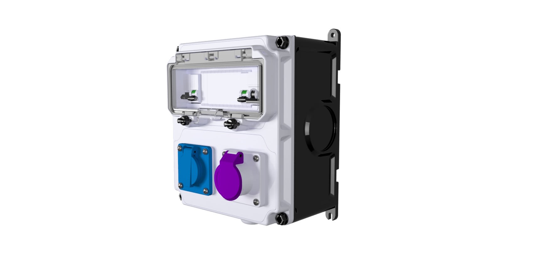 Bals - Coffret d'usine VARIABOX monophase 20A IP44 2PC