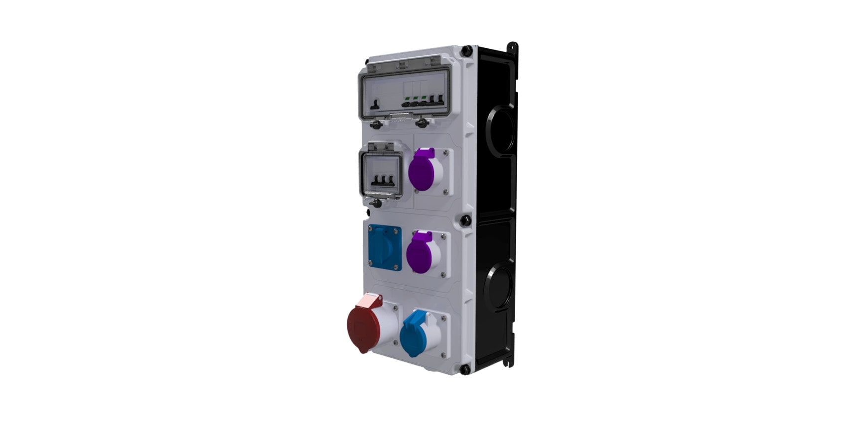Bals - Coffret d'usine VARIABOX triphasé +N 63A 30mA IP44 5PC