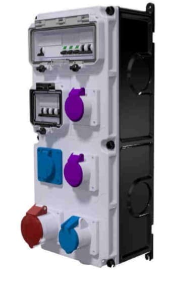 Bals - Coffret d'usine VARIABOX triphasé +N 63A 30mA IP44 5PC