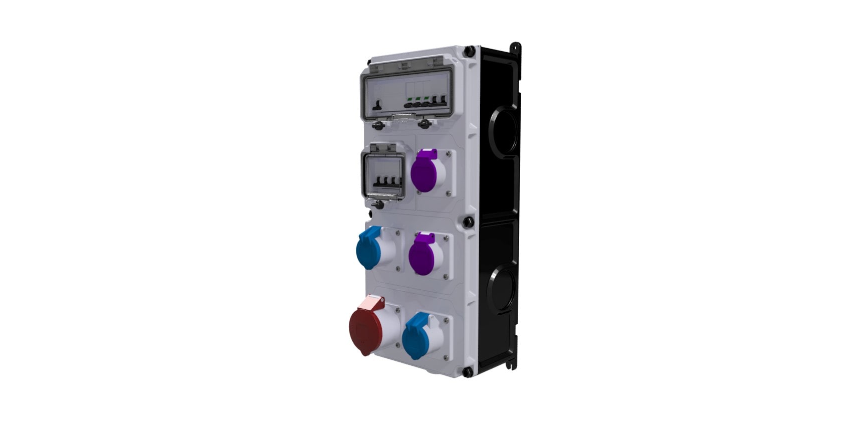 Bals - Coffret d'usine VARIABOX triphasé +N 63A 30mA IP44 5PC