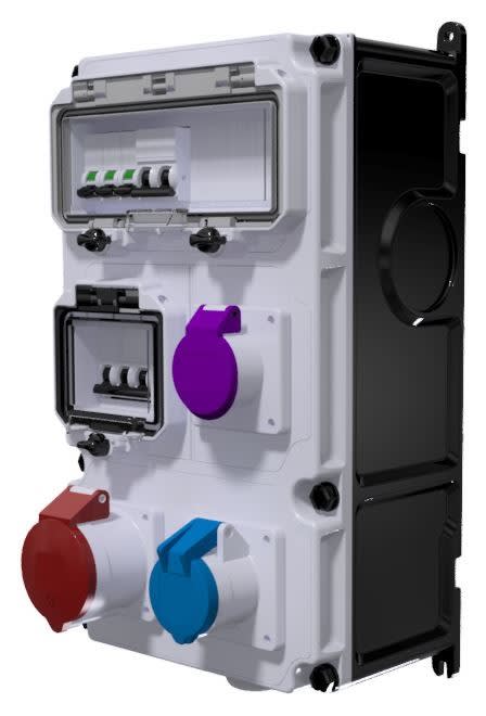 Bals - Coffret d'usine VARIABOX ID 3P+T 63A 30mA+3PC+PROTEC.