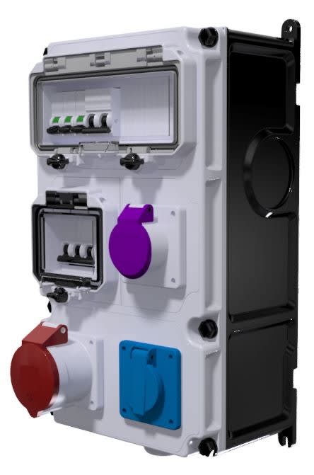 Bals - Coffret d'usine VARIABOX ID 3P+T 63A 30mA+3PC+PROTEC.