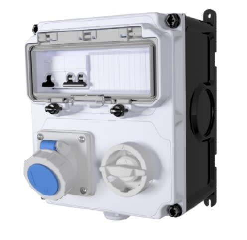 Bals - Coffret PCI VARIABOX monophase 32A 230V IP67 + PROTEC.