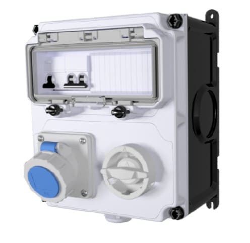 Bals - Coffret PCI VARIABOX monophasé 32A 230V IP67 + PROTEC.