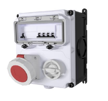 Bals - Coffret PCI VARIABOX triphase 16A 400V IP67 + PROTEC.