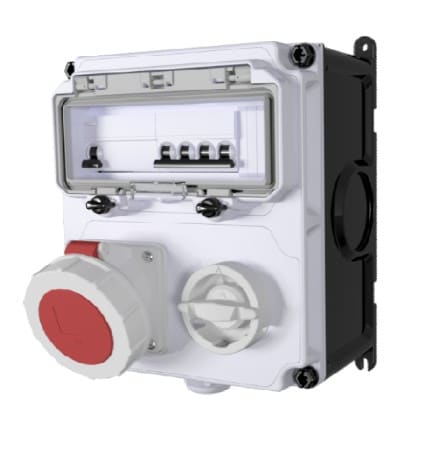 Bals - Coffret PCI VARIABOX triphasé +N 32A 400V IP67 + PROTEC.