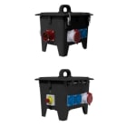 Bals - Coffret d'étage caoutchouc triphasé +N 32A, gamme PRO