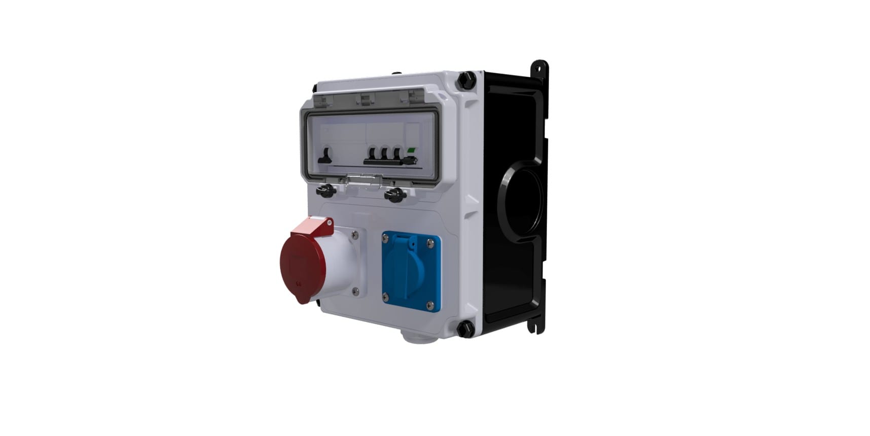 Bals - Coffret d'usine VARIABOX triphasé +N 63A 30mA IP44 2PC