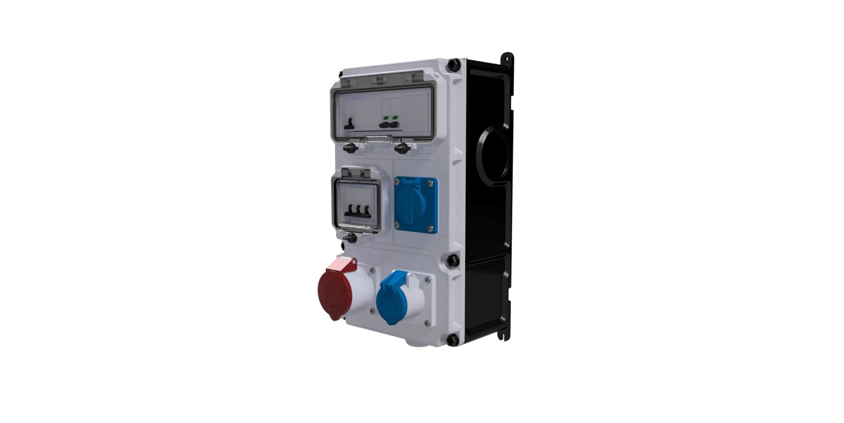 Bals - Coffret d'usine VARIABOX triphasé +N 63A 30mA IP44 3PC