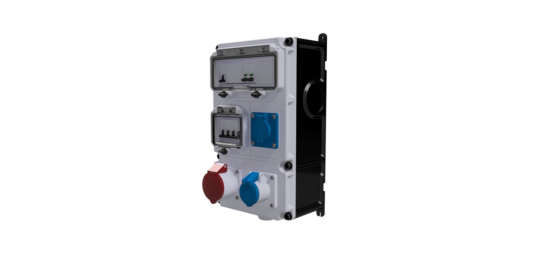 Bals - Coffret d'usine VARIABOX triphasé +N 63A 30mA IP44 3PC