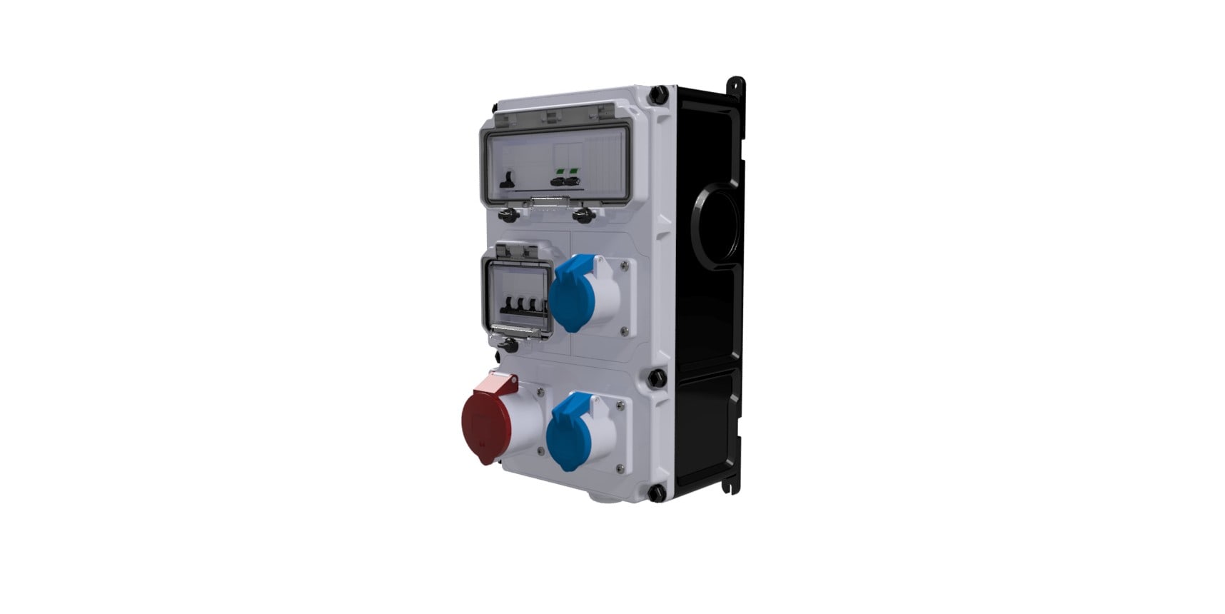 Bals - Coffret d'usine VARIABOX triphasé +N 63A 30mA IP44 3PC