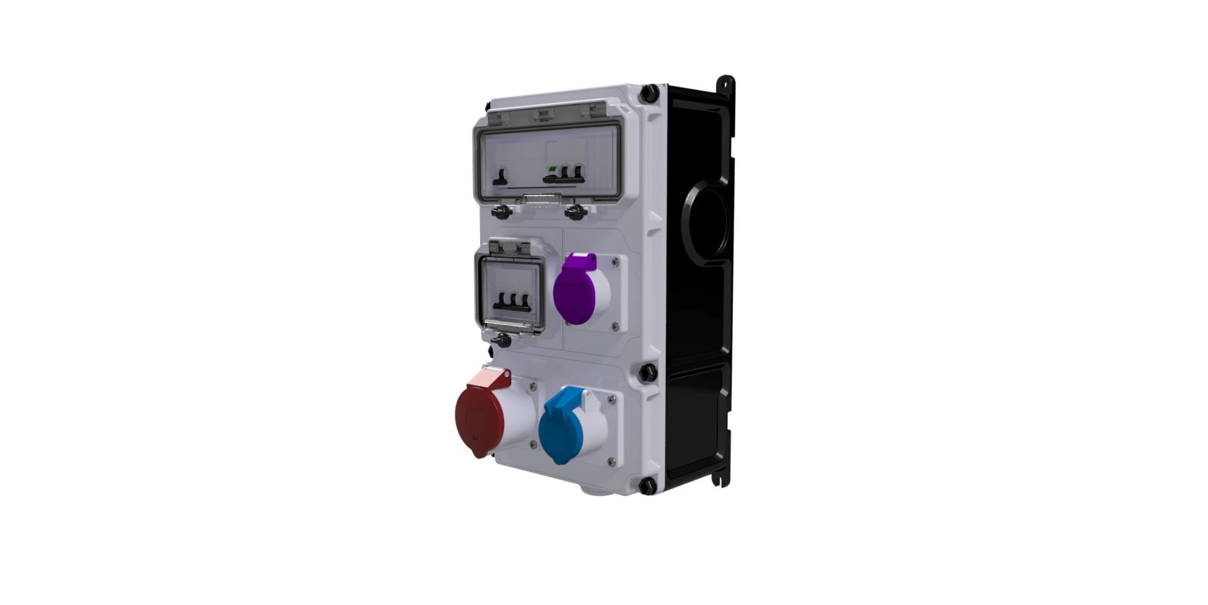 Bals - Coffret d'usine VARIABOX triphasé +N 63A 30mA IP44 3PC