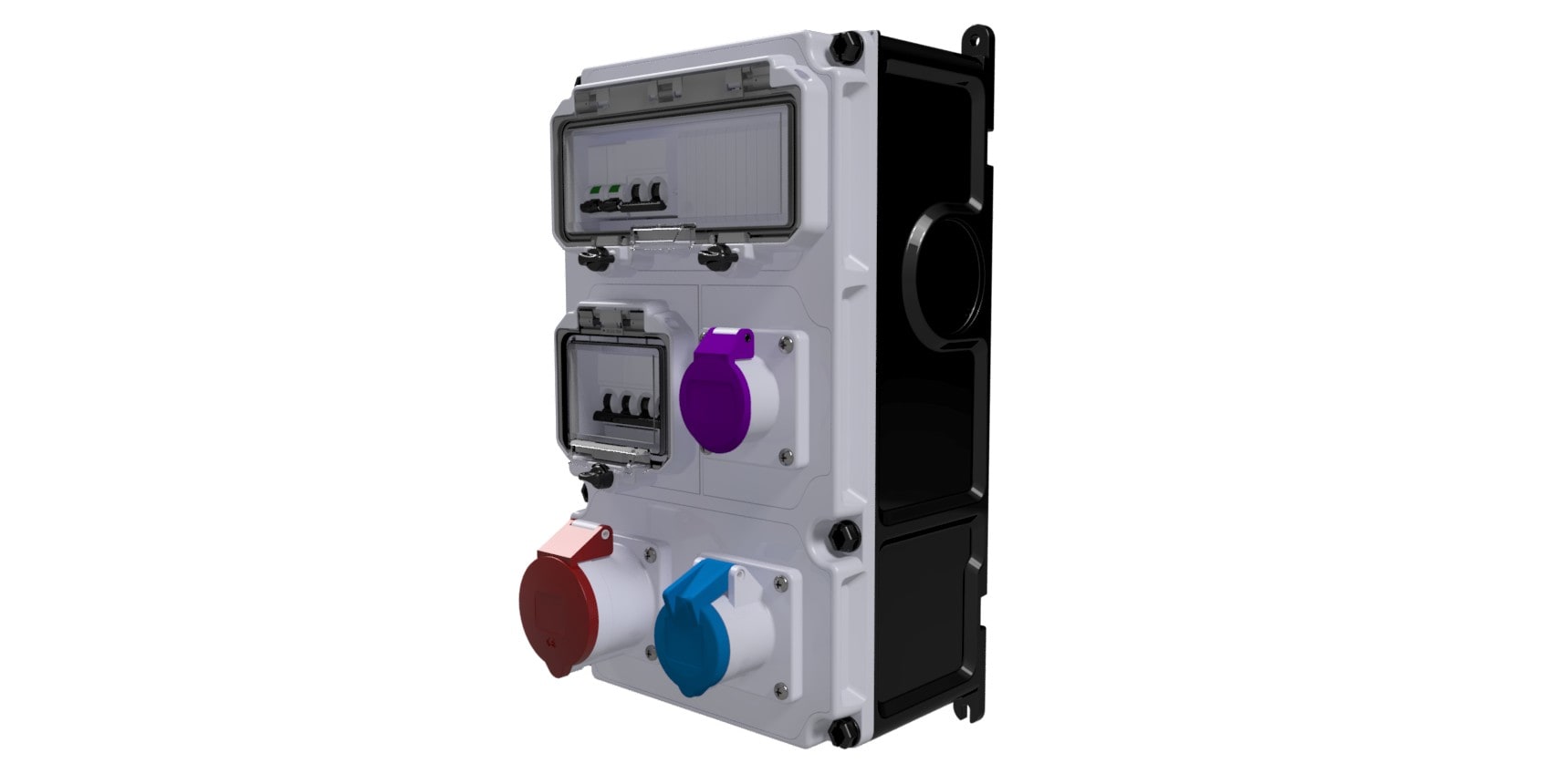 Bals - Coffret d'usine VARIABOX triphasé +N 32A/16A/6A IP44 3PC