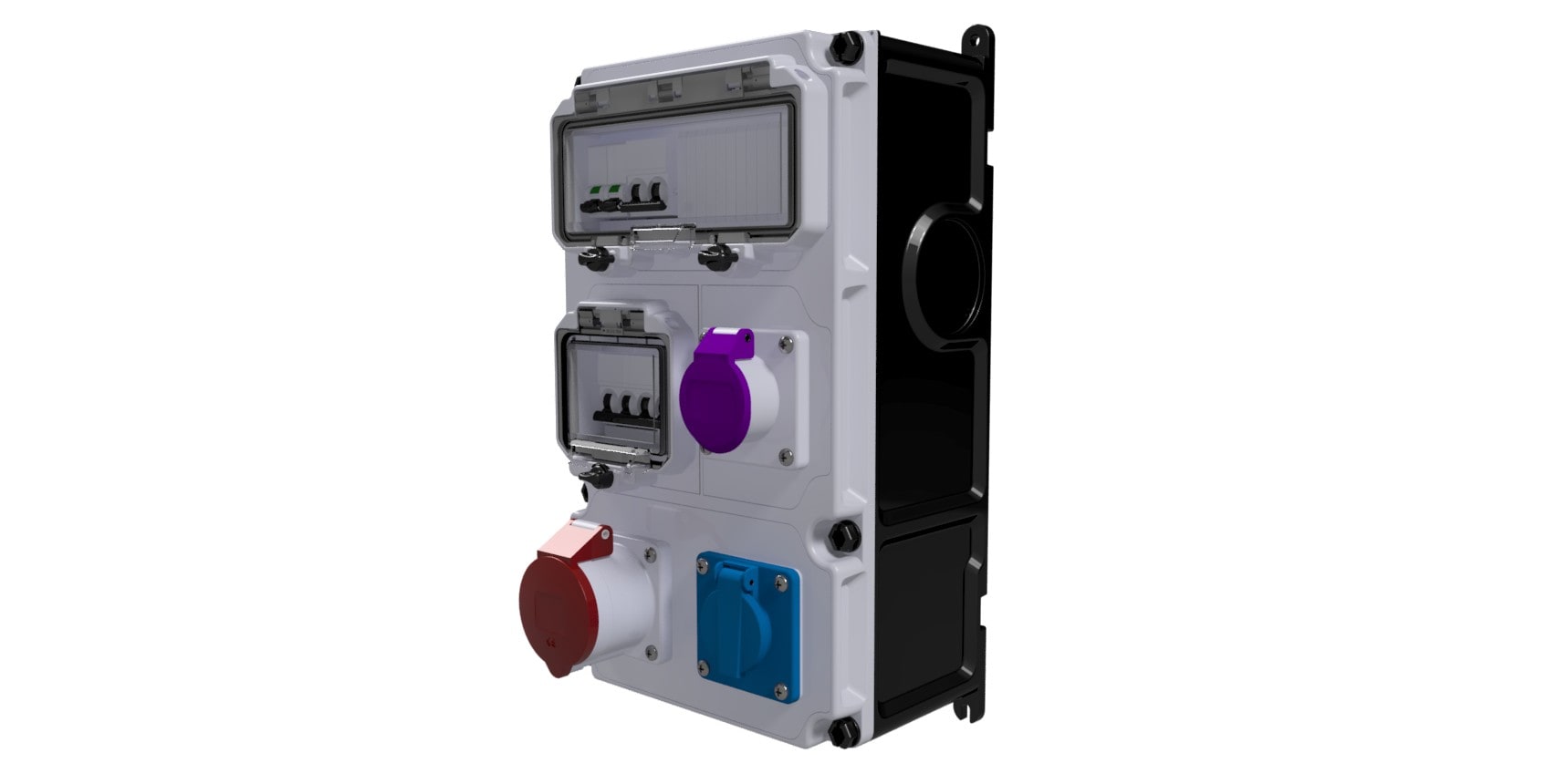 Bals - Coffret d'usine VARIABOX triphasé +N 32A/16A/6A IP44 3PC
