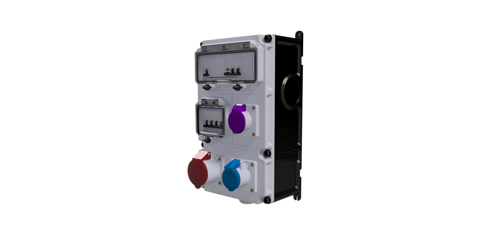 Bals - Coffret d'usine VARIABOX triphasé +N 40A 30mA IP44 3PC