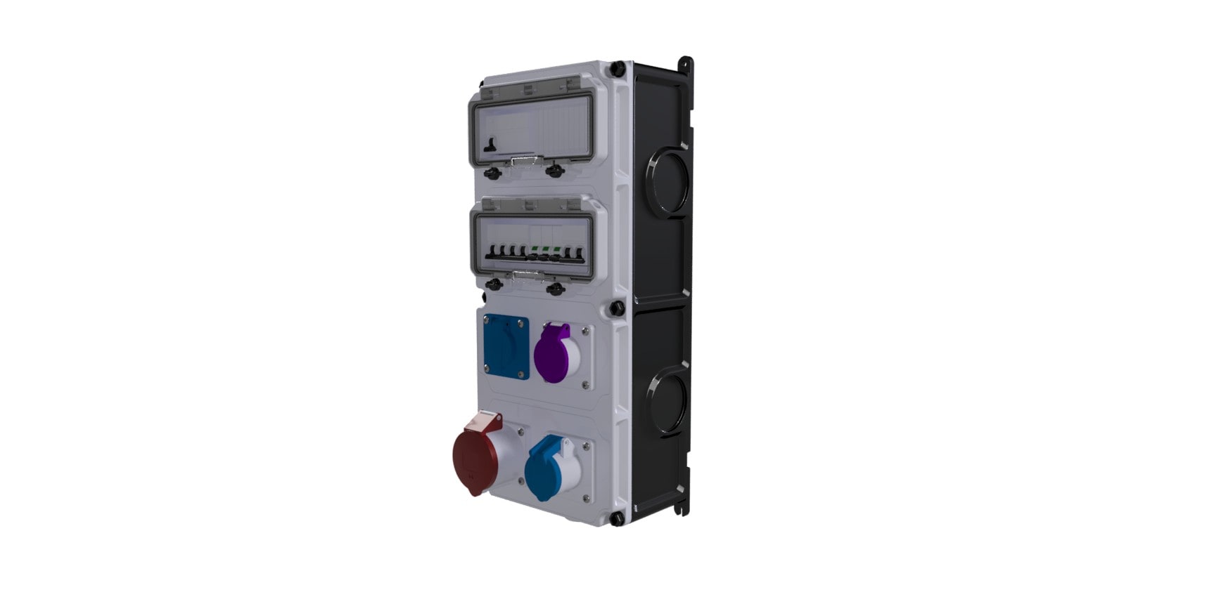 Bals - Coffret d'usine VARIABOX triphasé +N 40A 30mA IP44 4PC