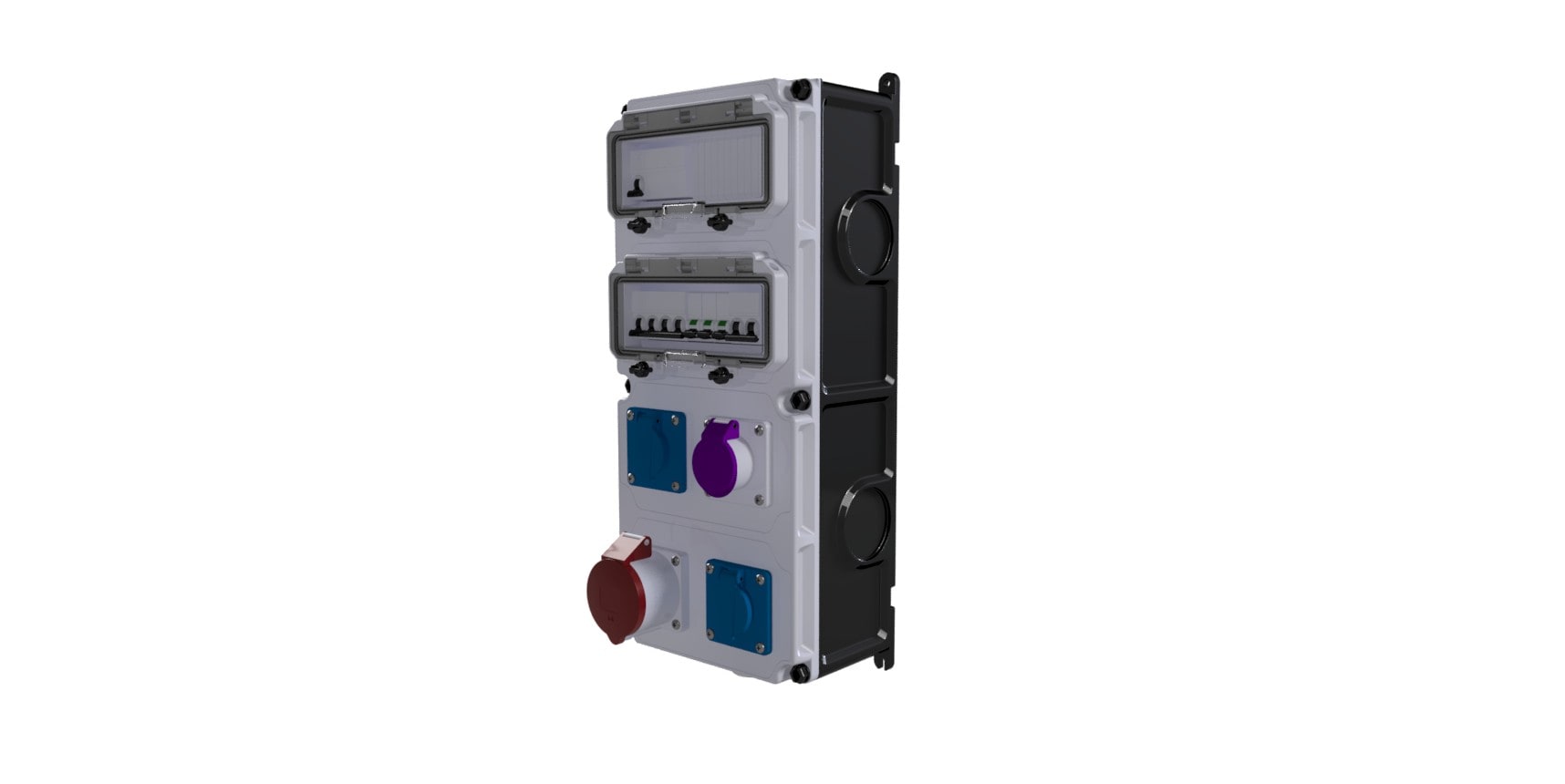 Bals - Coffret d'usine VARIABOX triphasé +N 40A 30mA IP44 4PC