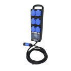 Bals - Coffret caoutchouc - Disj Diff PH/N 16A-30mA + 6PC NF + câble + Fiche