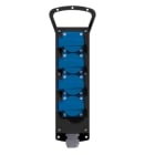 Bals - Coffret multiprises caoutchouc IP44 IK10 4 prises NF sans cable
