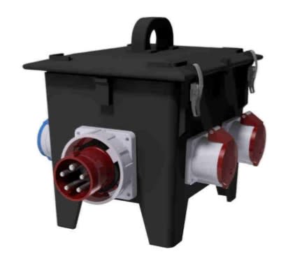 Bals - Coffret caoutchouc portable IP44 IK10 6PC + 1 Socle de connecteur