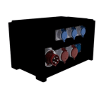 Bals - Coffret EVOBOX portable 63A - Taille M - IP44 IK10, pour l'évènementiel