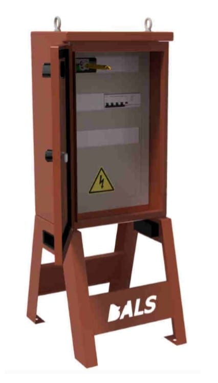 Bals - Armoire pied de grue 40KVA - IP44 IK10, gamme PRO