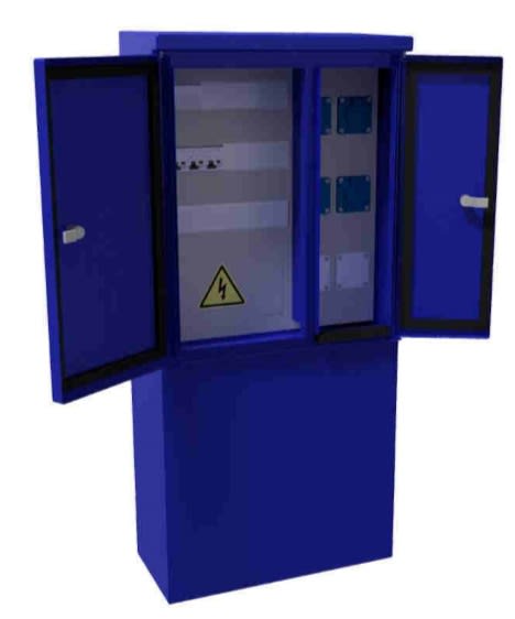 Bals - Borne prises MARCHES & EMPLAC. FORAINS - triphase + N