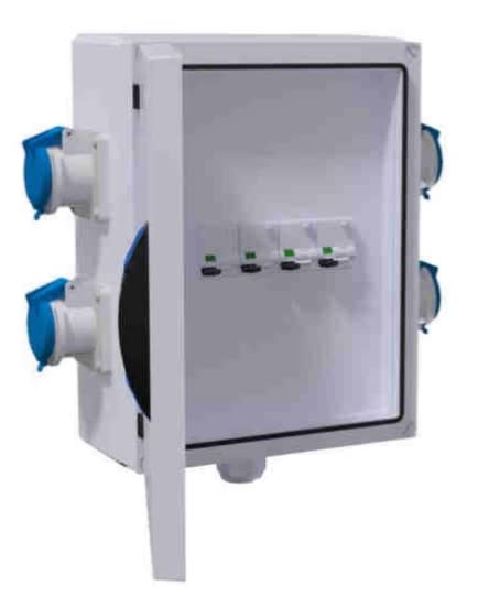 Bals - Coffret camping 4PC 16A 30mA 230V ALIM monophase