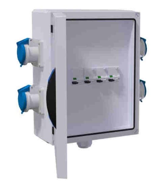 Bals - Coffret camping 4PC 16A 30mA 230V alim tétra